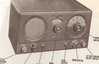 1948 National NC 33 Radio Service Manual Schematic PhotoFact NC33