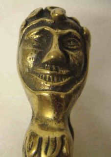 Vintage Brass Punch Jester Nut Crackers 7IN290GMS