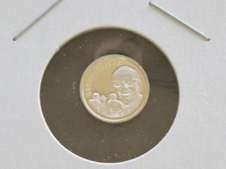 1976 George Halas NFL Pro Football Franklin Mint Sterling Silver Medal