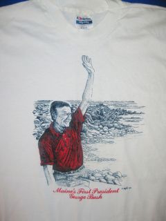   President George Bush 1991 shirt Kennebunkport Herbert Walker H W