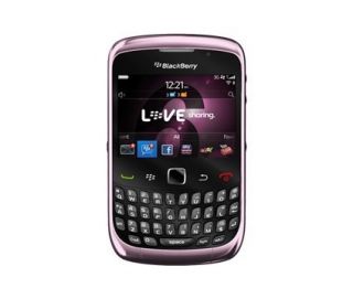 New Blackberry 9300 Curve Pink Unlocked GPS WiFi at T T Mobile GSM