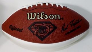 Chicago Bears Hall of Famers 7 Signed Football Walter Payton Sid