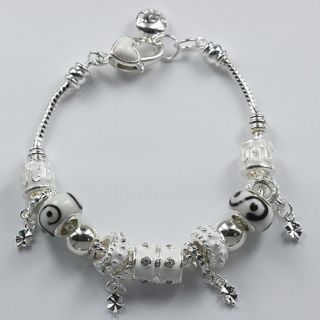 Beautiful Jewelry White Glass Beads Bracelet