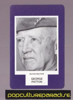General George s Patton WW2 RARE Board Game Photo Card