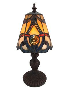 Stained Glass Mini Accent Lamp Light Baroque Design