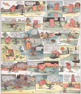 Krazy Kat Sunday by George Herriman from 11 13 1938