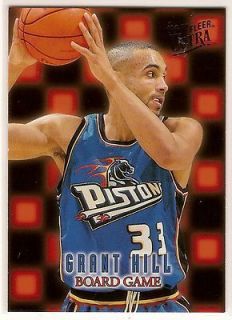 Grant Hill 1996 97 Fleer Ultra Insert Board Game Detroit Pistons NM MT