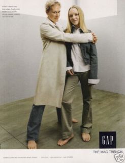 Glenn Close Annie Starke Gap Bare Feet 2002 Magazine Print Ad H