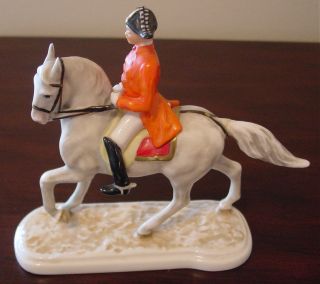 Goebel w Germany Porcelain Horse Rider Figurine 1958