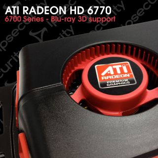 AMD Radeon™ HD 6770 Graphics Card 1 GB GDDR5 HD6700 Series Blu Ray