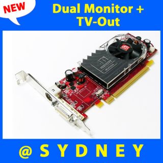  HD3450 256MB DMS 59 Dual Monitor TV Out Graphic Card X398D