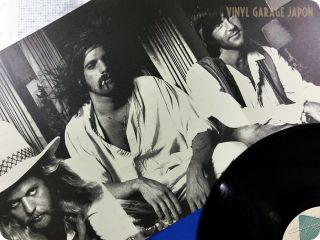  POSTER Hotel California 1976 Japan Glenn Frey Don Henley OBI LP G010