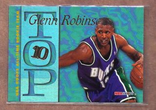 Glenn Robinson 1995 NBA Hoops All Time Rookie Team insert AR9 Purdue