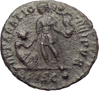 Gratian w Kneeling Woman 378AD Large AE2 Authentic Ancient Roman Coin
