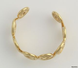 High Karat Swirled Toe Ring   18k Yellow Gold Adjustable Solid Curly Q