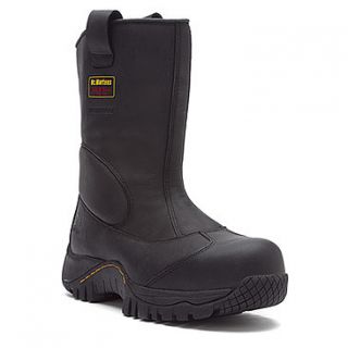  Outland Steel Toe Rigger Work Boots Black Industrial Greasy