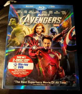 The Avengers Blu Ray DVD 2012 2 Disc Set