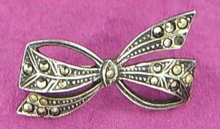 Art Nouveau Brooch Silver Jewelry Antique German I13