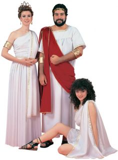 Toga Costume Men Greek God Julius Caesar Zeus Apollo Tunic Roman Robe