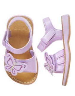 Gymboree Butterfly Blossoms Purple Butterfly Sandals Shoes