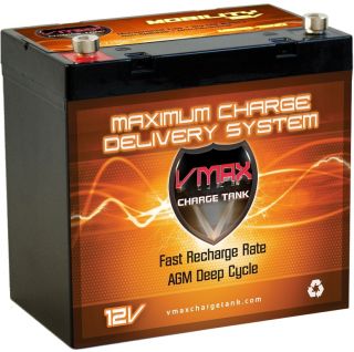  AGM Dry Cell VMAX MB96 1300 Maintenance Free Golf Cart Battery