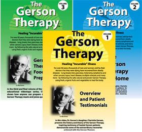 Gerson Therapy Dr Max 3 Vol DVD New Miracle Healing