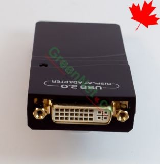 USB 2 0 Video Card External Graphic Adapter DVI VGA HDMI Monition
