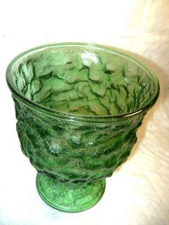 Green Glass Vase E O Brody Co Cleveland O USA A102