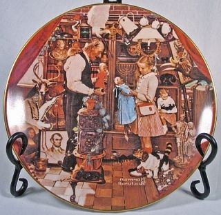 Norman Rockwell 1979 April Fool’s Day Plate Ghent Coll