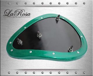LaRosa Green Metallic TUK Roll Design Softail Rigid Bobber Custom Solo