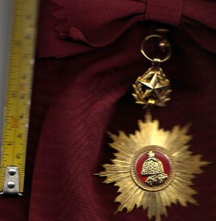 Order Medal Korean Order Military Merit Taeguk Grand Cross Badge Sash