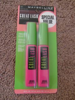 Maybelline Very Black Great Lash New Mascara 2 in Pack