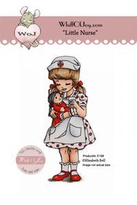 Whiff of Joy Little Nurse UM Rubber Stamp E199