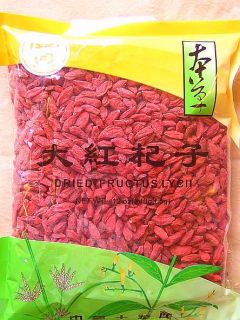 Dried Goji Berries Fructus Lycii Wolfberry Red Gou Qi Zi Super Herbal