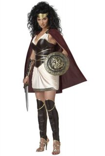 Sexy Greek Roman Gladiator Warrior Queen Adult Halloween Costume 01122