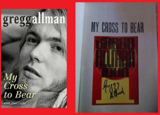 Gregg Allman Autographed Book Signed My Cross to Bear w COA