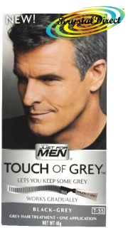 Touch of Grey Hair Colour Dye T55 Black Just for Men