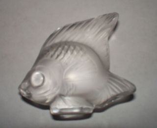 Lalique France Crystal Clear Fish 30000