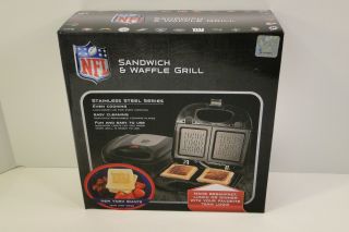 NY Giants LOGO Waffle Grill and Sandwich Press, burns team logo New