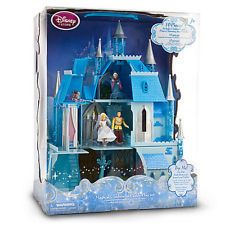 Disney Magical Cinderella Castle Play Set NIB 16 pcs NEW working light