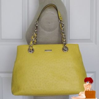  Spade Victoria Falls Maryanne Leather Goldenrod Handbag Yellow