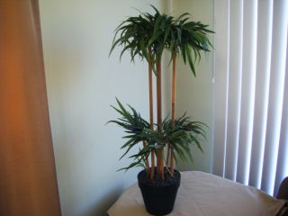 Bamboo Tree Bush Potted Artificial Plant 30 Tall
