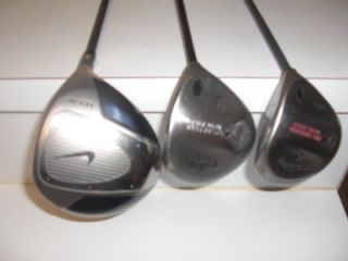 Nike Mens Complete Right Hand Golf Club Set Callaway Woods GR8 Deal