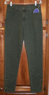 SIZE 6 DIANE GILMAN DG2 SKINNY JEANS WITH PYRAMID STUD DETAILS HIPS 38