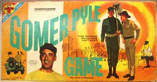 Gomer Pyle Board Game © 1965 Transogram 3822