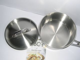  at Home Cookware 2 Qt Gourmet Sauce Pan Clad Induction Ready