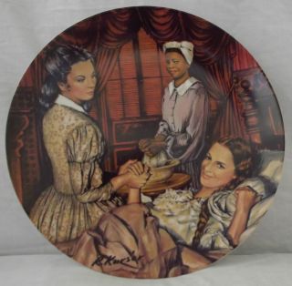 Gone with The Wind Collector Plate Melanie Gives Birth