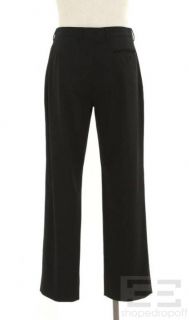 Giorgio Armani 2pc Black Wool Jacket Pants Mens Suit Size 48
