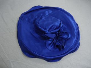 Giovannio Florence New York Front Flower Hat Blue O s NWD