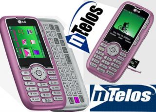 Brand New Pink nTelos LG Rumor LX260 GPS Slider Phone
